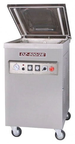 Напольный вакуумный упаковщик DZQ-500/2E (нерж., газ) от компании Акрон
